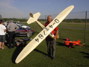 Das Grunau Baby vor dem Erstflug