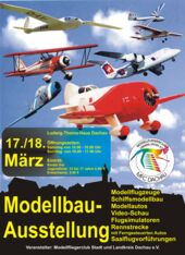 Plakat Modellbauaustellung Dachau