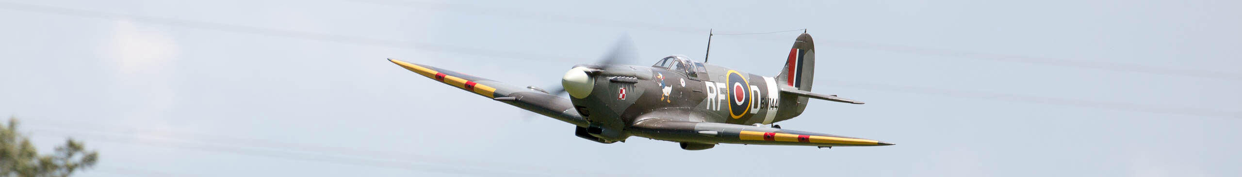 Modellflugzeug-Spitfire RC-Modell-Spitfire, Kopfbild